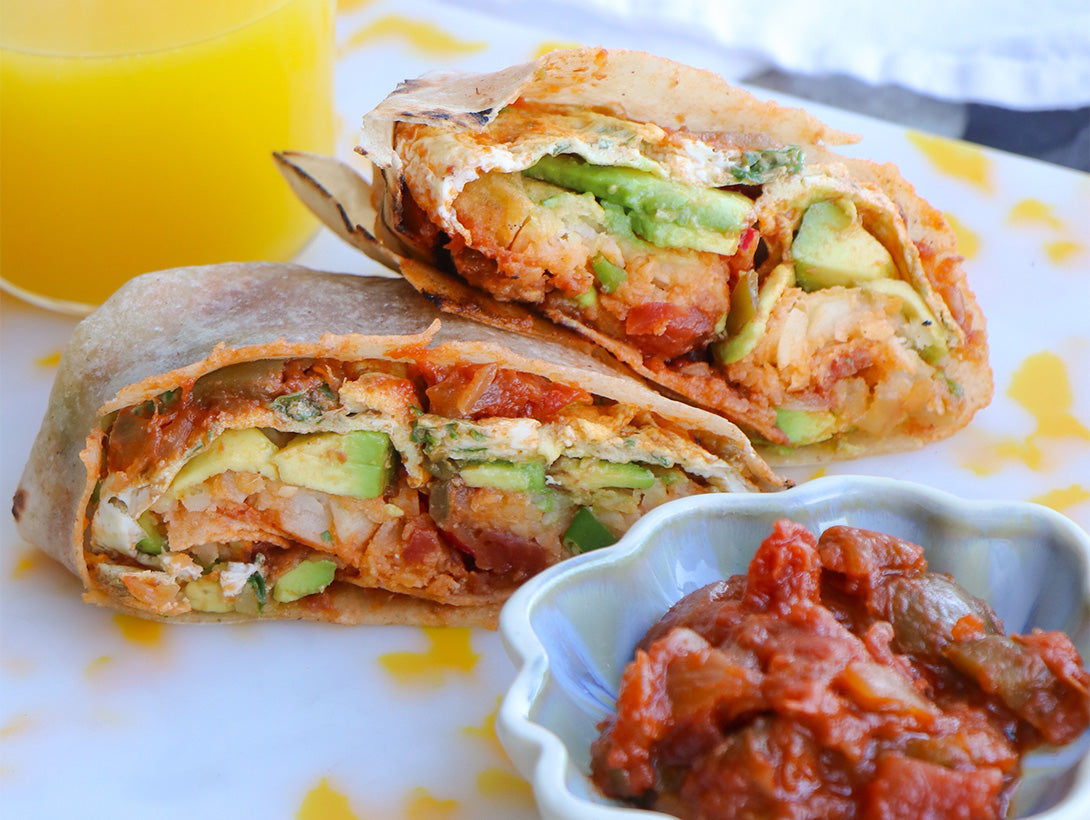 Saturday Sauce Breakfast Burrito