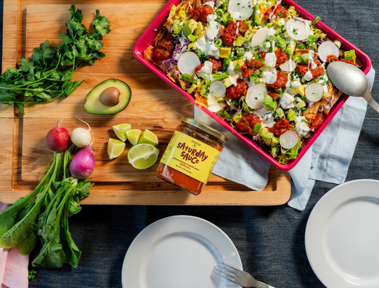 Sheet Pan Vegetarian Nachos