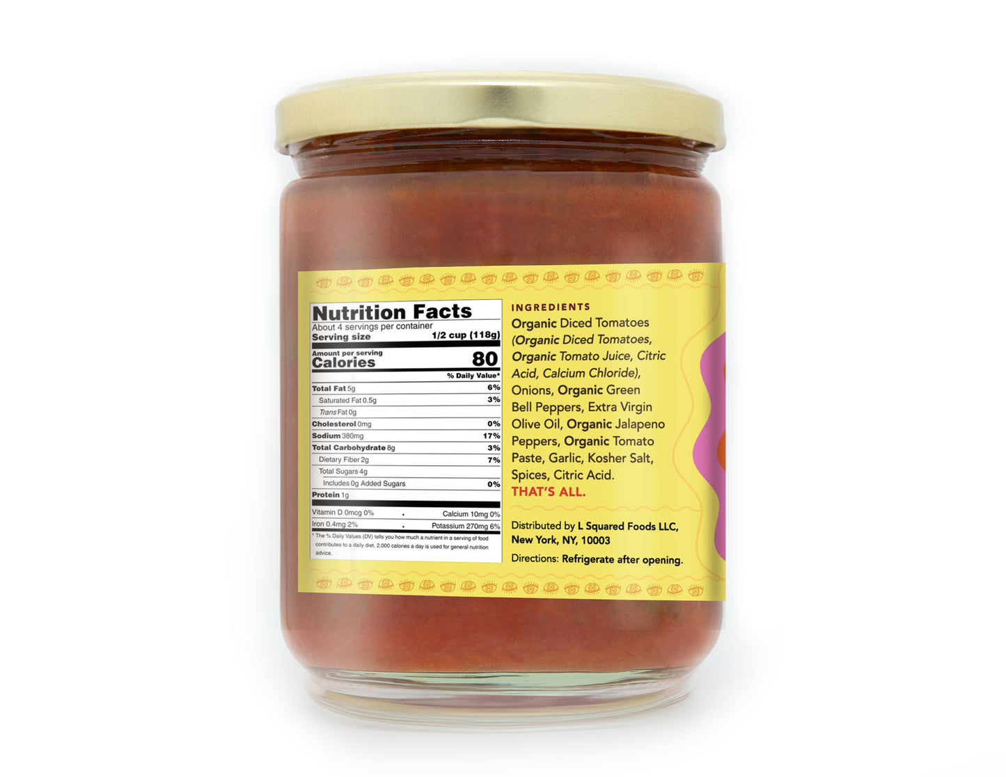 Sababa Foods Saturday Sauce (Spicy)- 16 oz.