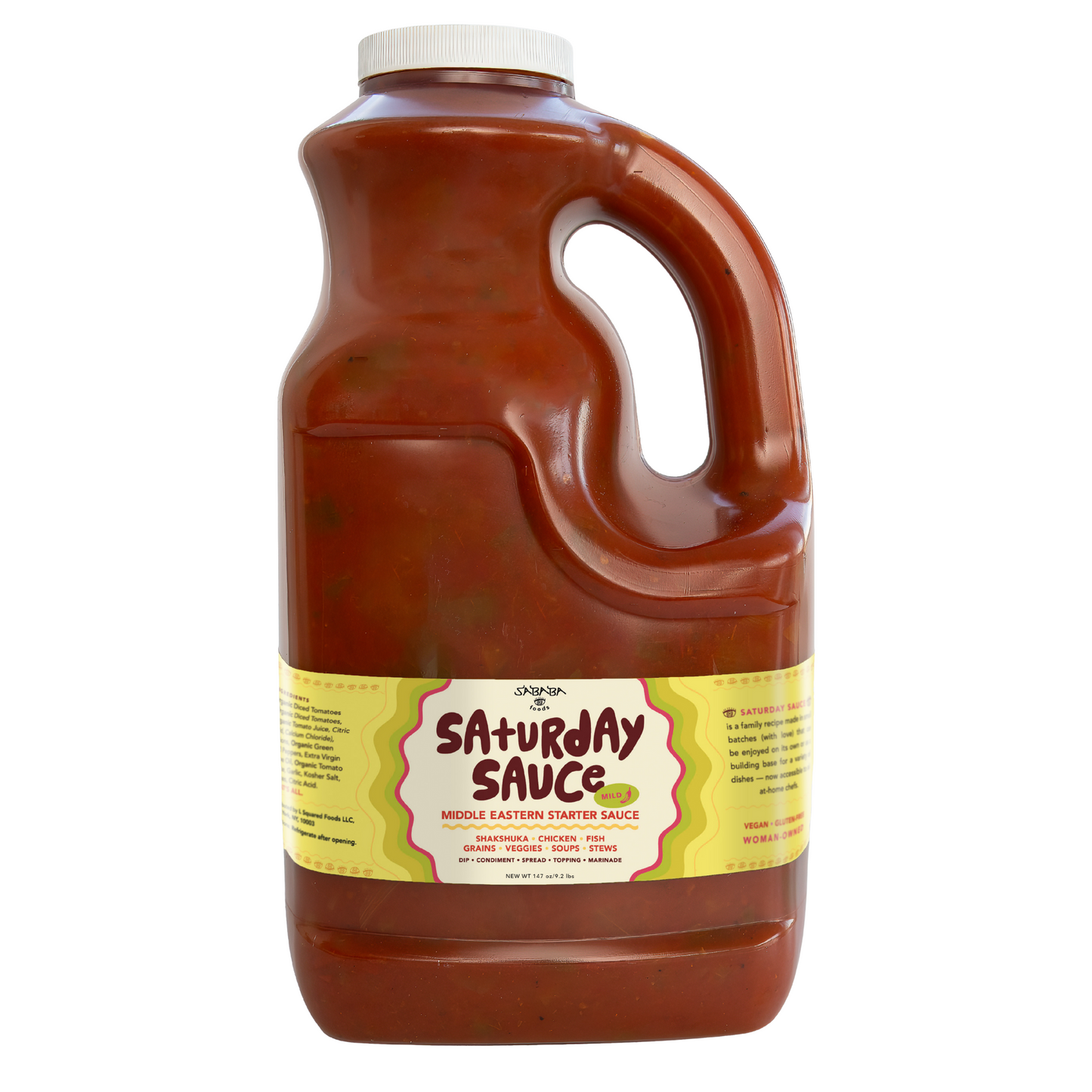 Sababa Foods Saturday Sauce (Mild)- 1 Gallon