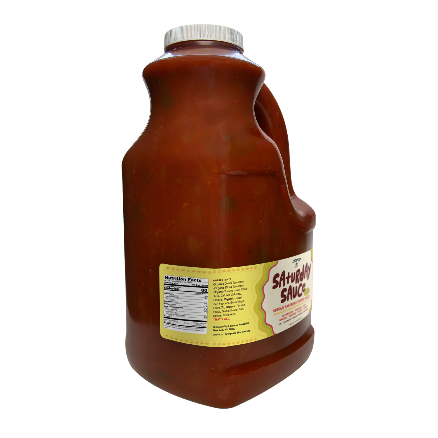 Sababa Foods Saturday Sauce (Mild)- 1 Gallon