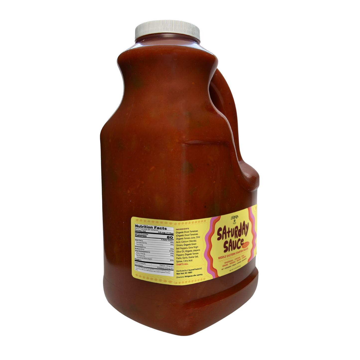 Sababa Foods Saturday Sauce (Slightly Spicy)- 1 Gallon