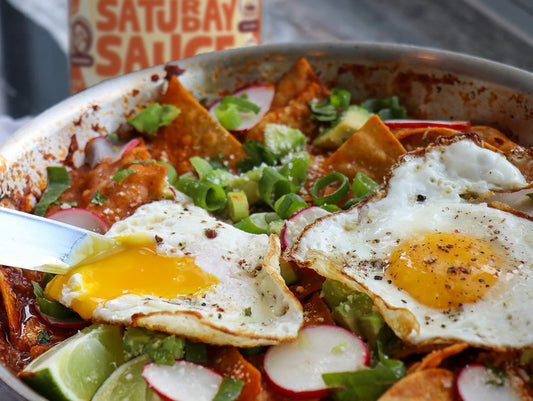 Easy Chilaquiles with Saturday Sauce