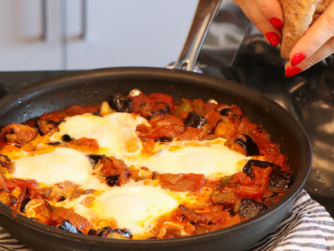 Eggplant Shakshuka "Sabich"