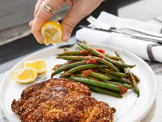 Saturday Sauce Green Beans & Schnitzel