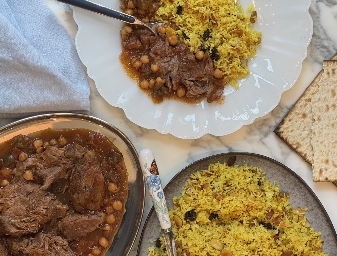 Slow Cooked Lamb & Jeweled Rice