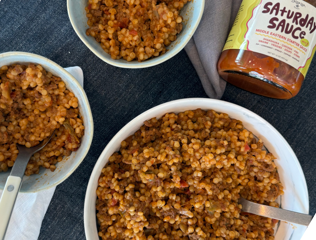 Israeli Couscous (Ptitim) Bolognese