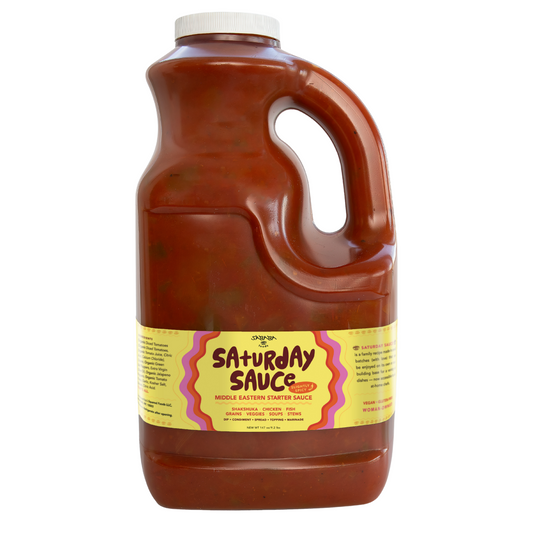 Sababa Foods Saturday Sauce (Slightly Spicy)- 1 Gallon