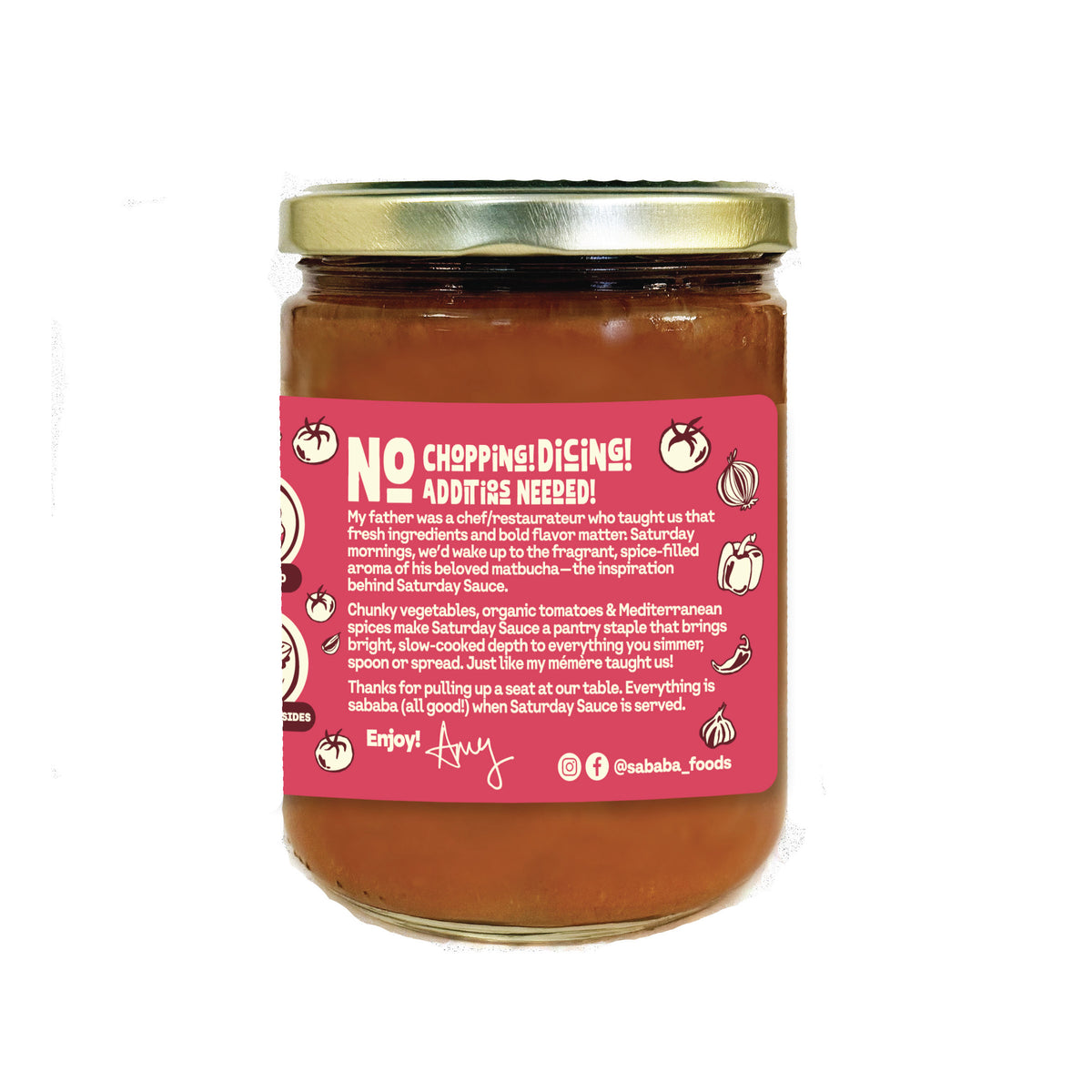 Saturday Sauce (Slightly Spicy)- 16 oz.